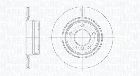 Bremsscheibe MAGNETI MARELLI 361302040300 Bild Bremsscheibe MAGNETI MARELLI 361302040300