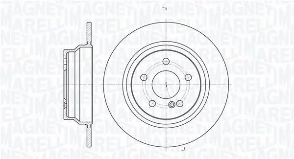 Bremsscheibe MAGNETI MARELLI 361302040301