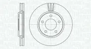 Bremsscheibe Vorderachse MAGNETI MARELLI 361302040306
