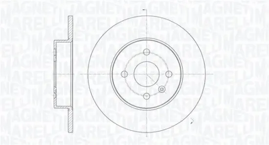Bremsscheibe MAGNETI MARELLI 361302040311 Bild Bremsscheibe MAGNETI MARELLI 361302040311