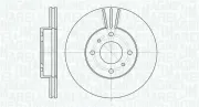 Bremsscheibe MAGNETI MARELLI 361302040318