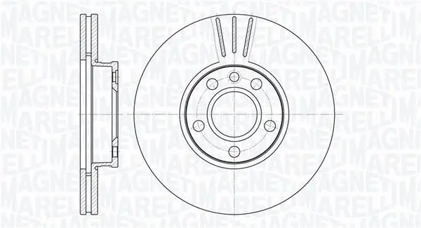 Bremsscheibe MAGNETI MARELLI 361302040320