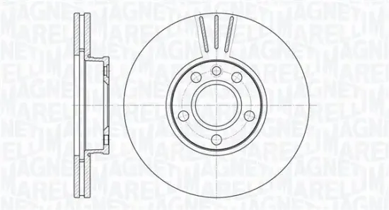 Bremsscheibe MAGNETI MARELLI 361302040320 Bild Bremsscheibe MAGNETI MARELLI 361302040320