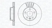 Bremsscheibe MAGNETI MARELLI 361302040324