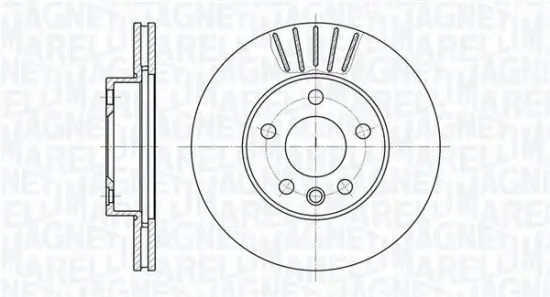 Bremsscheibe MAGNETI MARELLI 361302040324 Bild Bremsscheibe MAGNETI MARELLI 361302040324