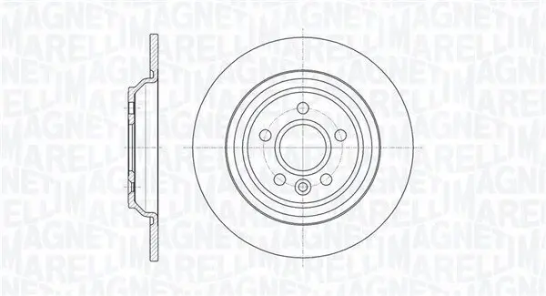 Bremsscheibe MAGNETI MARELLI 361302040335