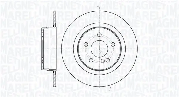 Bremsscheibe MAGNETI MARELLI 361302040339