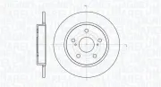 Bremsscheibe MAGNETI MARELLI 361302040355