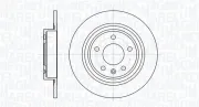 Bremsscheibe Hinterachse MAGNETI MARELLI 361302040361