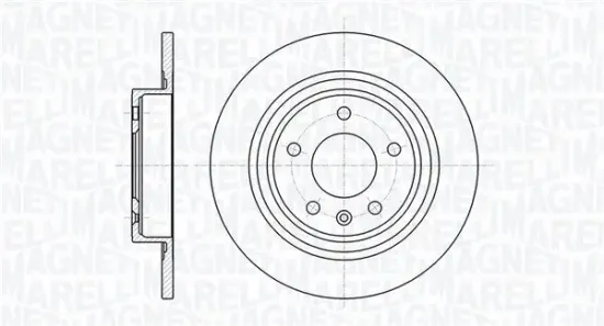 Bremsscheibe Hinterachse MAGNETI MARELLI 361302040361 Bild Bremsscheibe Hinterachse MAGNETI MARELLI 361302040361