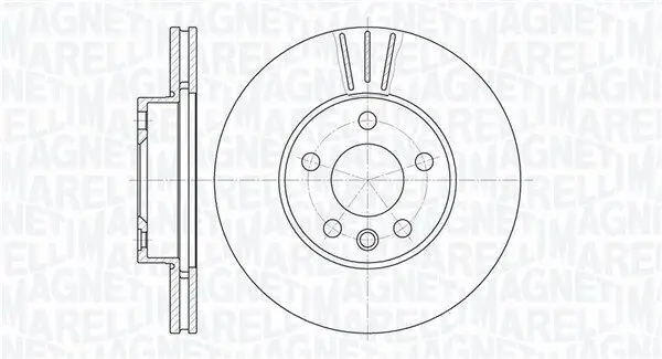 Bremsscheibe MAGNETI MARELLI 361302040368 Bild Bremsscheibe MAGNETI MARELLI 361302040368