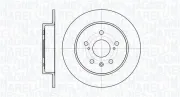 Bremsscheibe Hinterachse MAGNETI MARELLI 361302040369