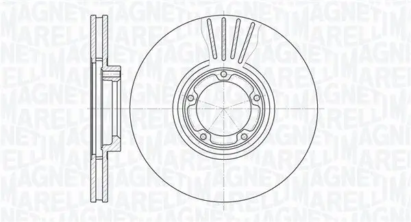 Bremsscheibe MAGNETI MARELLI 361302040370 Bild Bremsscheibe MAGNETI MARELLI 361302040370