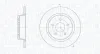 Bremsscheibe Hinterachse MAGNETI MARELLI 361302040371