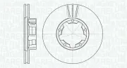 Bremsscheibe MAGNETI MARELLI 361302040376