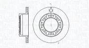 Bremsscheibe MAGNETI MARELLI 361302040382