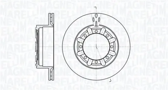 Bremsscheibe MAGNETI MARELLI 361302040382 Bild Bremsscheibe MAGNETI MARELLI 361302040382
