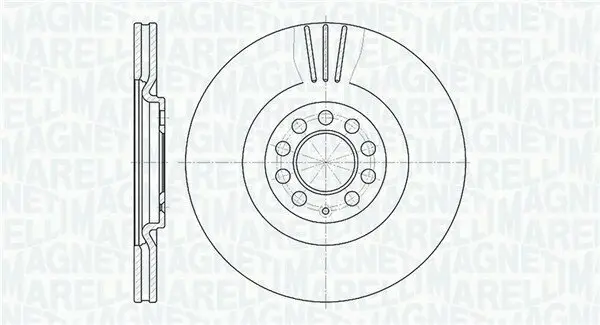 Bremsscheibe MAGNETI MARELLI 361302040398 Bild Bremsscheibe MAGNETI MARELLI 361302040398