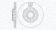 Bremsscheibe MAGNETI MARELLI 361302040412