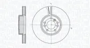 Bremsscheibe MAGNETI MARELLI 361302040414