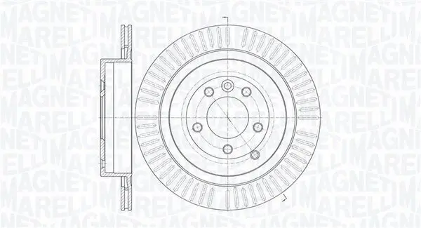 Bremsscheibe MAGNETI MARELLI 361302040428