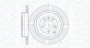 Bremsscheibe Hinterachse MAGNETI MARELLI 361302040428
