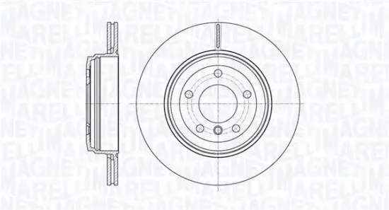 Bremsscheibe Hinterachse MAGNETI MARELLI 361302040450 Bild Bremsscheibe Hinterachse MAGNETI MARELLI 361302040450