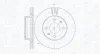 Bremsscheibe Vorderachse MAGNETI MARELLI 361302040454