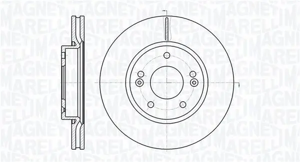 Bremsscheibe Vorderachse MAGNETI MARELLI 361302040466