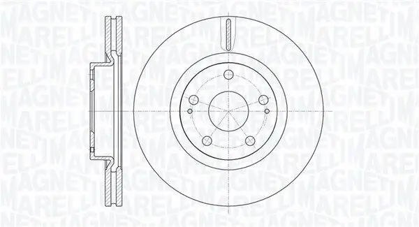Bremsscheibe Vorderachse MAGNETI MARELLI 361302040492