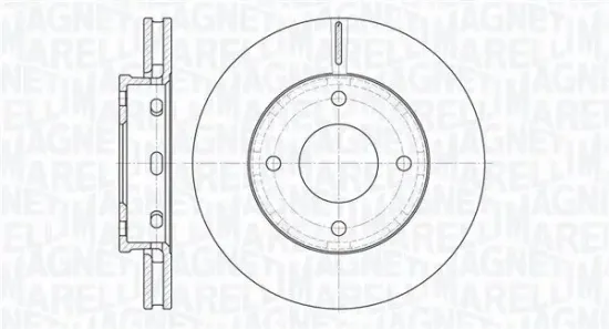 Bremsscheibe MAGNETI MARELLI 361302040504 Bild Bremsscheibe MAGNETI MARELLI 361302040504