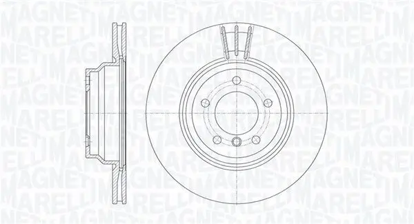 Bremsscheibe MAGNETI MARELLI 361302040514