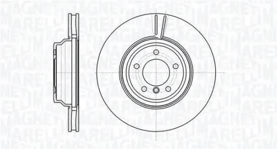 Bremsscheibe MAGNETI MARELLI 361302040554 Bild Bremsscheibe MAGNETI MARELLI 361302040554