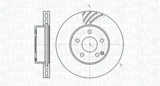 Bremsscheibe MAGNETI MARELLI 361302040558 Bild Bremsscheibe MAGNETI MARELLI 361302040558