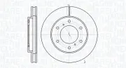 Bremsscheibe Vorderachse MAGNETI MARELLI 361302040586