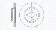 Bremsscheibe Vorderachse MAGNETI MARELLI 361302040592