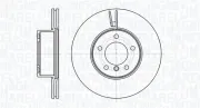 Bremsscheibe MAGNETI MARELLI 361302040600