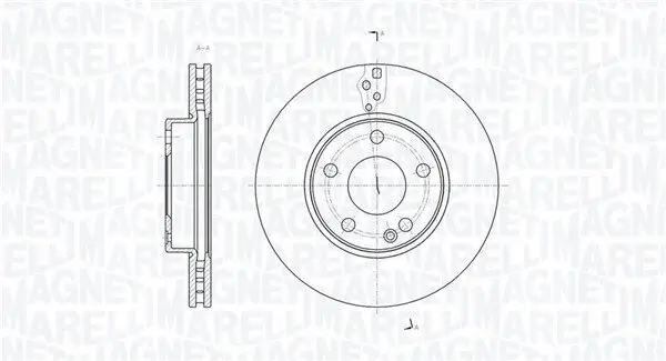 Bremsscheibe MAGNETI MARELLI 361302040602