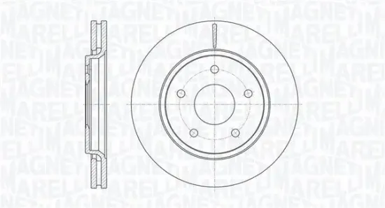 Bremsscheibe MAGNETI MARELLI 361302040626 Bild Bremsscheibe MAGNETI MARELLI 361302040626