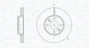 Bremsscheibe MAGNETI MARELLI 361302040632