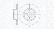 Bremsscheibe MAGNETI MARELLI 361302040636