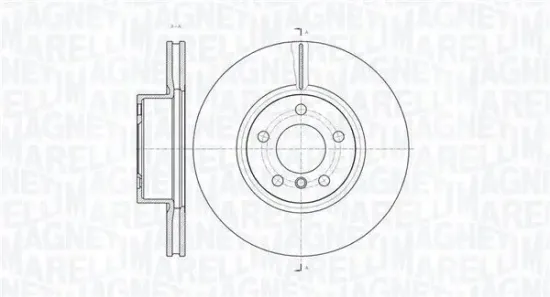 Bremsscheibe MAGNETI MARELLI 361302040636 Bild Bremsscheibe MAGNETI MARELLI 361302040636