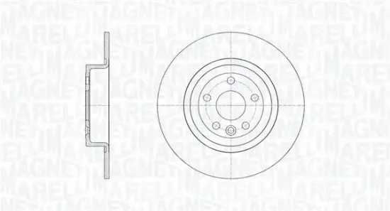 Bremsscheibe Hinterachse MAGNETI MARELLI 361302040659 Bild Bremsscheibe Hinterachse MAGNETI MARELLI 361302040659