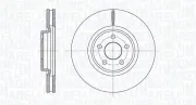 Bremsscheibe MAGNETI MARELLI 361302040668