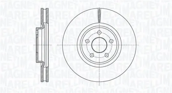 Bremsscheibe MAGNETI MARELLI 361302040668 Bild Bremsscheibe MAGNETI MARELLI 361302040668