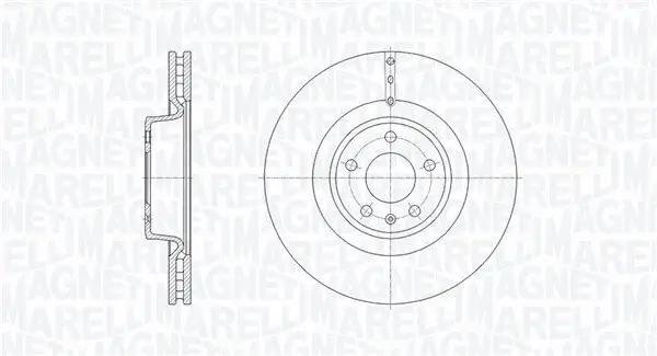 Bremsscheibe MAGNETI MARELLI 361302040670