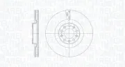 Bremsscheibe Vorderachse MAGNETI MARELLI 361302040674