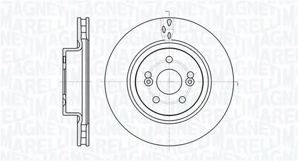 Bremsscheibe MAGNETI MARELLI 361302040675