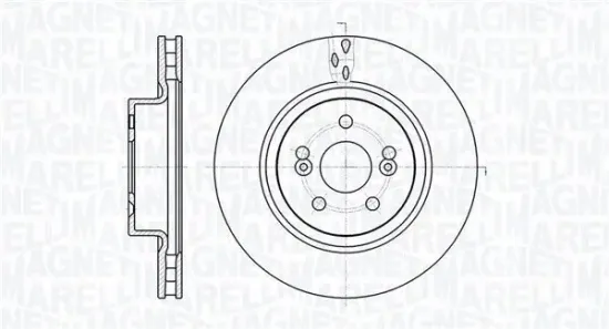 Bremsscheibe MAGNETI MARELLI 361302040675 Bild Bremsscheibe MAGNETI MARELLI 361302040675