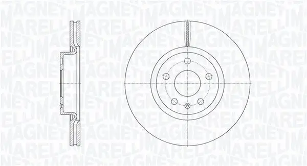 Bremsscheibe MAGNETI MARELLI 361302040679